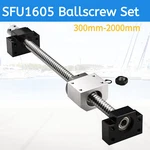 Ballscrew SFU1605 With Ballnut Housing + Shaft Coupler & BK/BF12 End Support Cnc. Fixed Price $60.00.