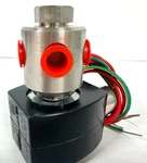 New In Box Asco EF8320G202 3-WAY Nc 1/4" Explosion Proof Solenoid Valve 24VDC. Fixed Price $249.99.