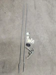Industrial Cabinet Panel Box Lockable Latch Handle Set 48" Rod 73NSZN 5647-50ZN. Fixed Price $33.95.