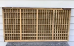 Antique Vintage Wooden Printers Drawer Keystone Type Letterpress Shadow Box J22. Fixed Price $90.00.