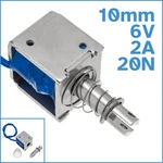 6V Dc 2A 20N Solenoid Valve Push Pull Linear Stroke Electromagnet Rod 0826. Fixed Price $19.36.