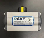 New Svf Flow Controls A2S-20-11-B Pneumatic Actuator Valve 1/4-18 Npt 120 Psi. Fixed Price $275.00.