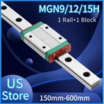 MGN9H MGN12H Linear Sliding Guide Rail With Block 150MM - 600MM Cnc 3D Printer. Fixed Price $29.00.