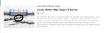 Iko Linear Rollerway Superx P/n Lrxsg 25 C1 S1. Fixed Price $299.00.