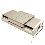 Aerotech ATS20015-M-40P Linear Stage 150MM Travel, 4MM Lead, Nema 23 *chipped*. Fixed Price $2100.00.