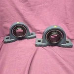 Pair Of Fyh Bearing P210J Bolt Flange Pillow Block. Fixed Price $55.00.