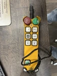 Telecrane Industrial Radio Transmitter Remote Control F24-6D-TX. Fixed Price $200.00.