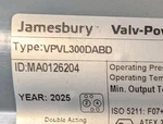 Jamesbury VPVL300DABD (brand New) 2025 Never Connected Illinois Stock. Fixed Price $667.50.