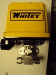 Swagelok Whitey SS-4S6-41AC, 3/8 In-out With MS-141AC,120VAC Actuator. Fixed Price $300.00.