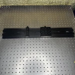 Newport PRL-24 Precision Optical Rail, In 61 Cm. With M-PRC-3 And. Fixed Price $350.00.