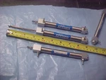 (quan 2) Small Festo Dual Actuated Pneumatic Air Cylinders New. Fixed Price $19.50.
