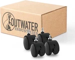 2" Wheel Diameter Black Nylon Swivel Hooded Samson Twin Caster With Brak. Fixed Price $49.99.