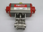 Triac 2R20SR Rack & Pinion Actuator 1/2" Pipe 150 Psig Used. Fixed Price $199.99.
