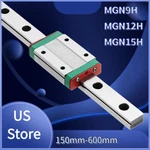 1/2/4PCS MGN9H MGN12H MGN15H 150MM-600MM Miniature Linear Rail+block 3D Printer. Fixed Price $30.00.