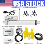 12V Single Axis Solar Tracker W/ 8" Linear Actuator Electric Lcd Controller Kit. Fixed Price $109.24.