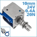 24V Dc 0.4A 20N Solenoid Valve Push Pull Linear Stroke Electromagnet Rod 0826B. Fixed Price $19.36.
