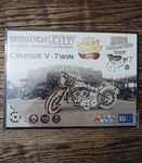 Wooden.city Cruiser V- Twin 3D Motorcycle Puzzle Building Kit New. Fixed Price $24.00.