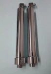 Lowrider Hydraulics Comp Cylinders 8", 1/2" Port, Chrome, Lock-in Screw, +elbows. Fixed Price $208.00.