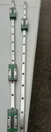 Huge Lot 32-1/4" Hiwin Linear Guideway Rails W/ Block Carriages EG20-15028Y-31. Fixed Price $359.99.