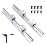 2PCS 12MM L1000MM Fully Supported Linear Rail Shaft Rod + 4X SBR12UU Block. Fixed Price $59.00.