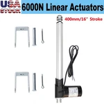 Heavy Duty 6000N 1320LBS Max Lift 12VDC 16" Linear Actuator W/ Mounting Brackets. Fixed Price $66.99.