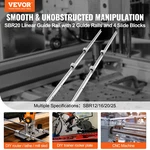 Linear Guide Rail Set 1500MM W/4 SBR20UU Slide Blocks For Cnc Projects. Fixed Price $105.99.
