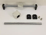(2) Thk SC16MUU (LM16UU Bushing Bearing) Pillow Block With 10.75" Rod & Mounts. Fixed Price $75.00.