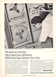 Honeywell Magnetic Tape 15 Inch Transport 7600 Series Vtg Magazine Print Ad. Fixed Price $19.95.