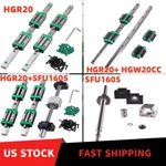 HGR20 Linear Guide Rail HGH20CA Block SFU1605 Ball Screw BF12/BK12 Cnc 3D. Fixed Price $52.00.