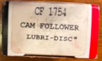 Mcgill Cf 1754 Cam Follower Bearing Lubri Disc. Fixed Price $26.99.