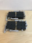 (4) Four Optosigma 65MM, Two-axis Manual Translation Stages. 122-0440. Fixed Price $600.00.