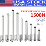 330LBS/1500N Linear Actuator Heavy Duty Dc Motor +bracket Car Door Opener 2"-18". Fixed Price $44.99.