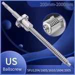 SFU1204/1604/1605/1610/2005/2505 Ballscrew End Machined 250MM-2000MM+BALLNUT Cnc. Fixed Price $48.00.