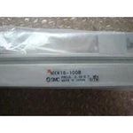One New Smc MXW16-100B Pneumatic Slide. Fixed Price $589.40.