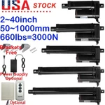 Linear Actuator 12V Heavy Duty Waterproof Stroke 2" 40" 1000MM 3000N 660LBS. Fixed Price $96.69.