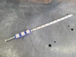 Nsk Linear Slide Rail W/ (3) Bearing Blocks 24.75" Part No. PU15. Fixed Price $250.00.