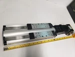 Parker 404100XRMPD 4" Ball Screw Linear Actuator With SM231AE-NTQN Servo Motor. Fixed Price $795.00.
