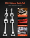 Vevor Linear Kit, SFC25, 2PCS 1000 Mm (39.4 Inch) Motion Guide Rails. Fixed Price $91.95.